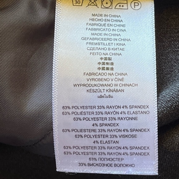 Michael Kors womens gray mid rise wide leg dress pants business casual 8 - Picture 4 of 8